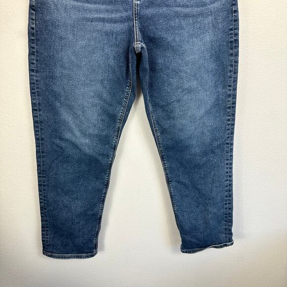 American Eagle Mom Jeans Blue Stretch 12 - Picture 4 of 14